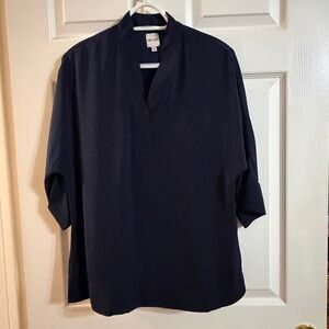 NIC+ZOE Midnight Blue Top XS